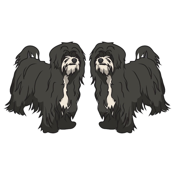 Tibetan Terrier Dog Decal, Dog Lover Decor Vinyl Sticker